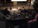 Team USA enjoys dinner after playing Newcastle.