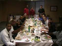 Team dinner in Lyon, France.